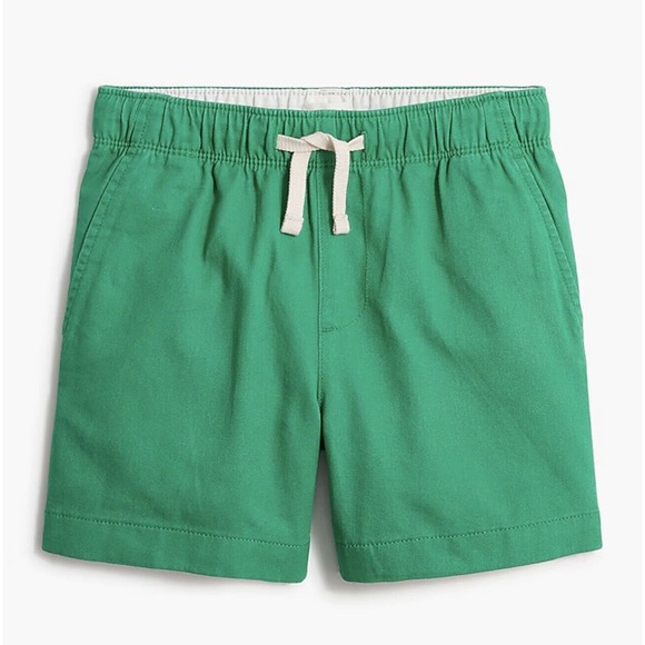 Crewcuts Other - NWT J Crew Crewcuts Dock Shorts 14 Boys Drawstring Twill Pockets Berkshire Green